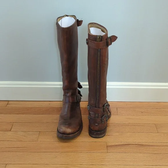 FRYE AND Shoes Frye Veronica Back Zip Tall Boot Poshmark